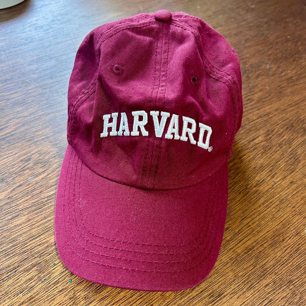 Vintage Harvard Hat Embroidered COOP Cap